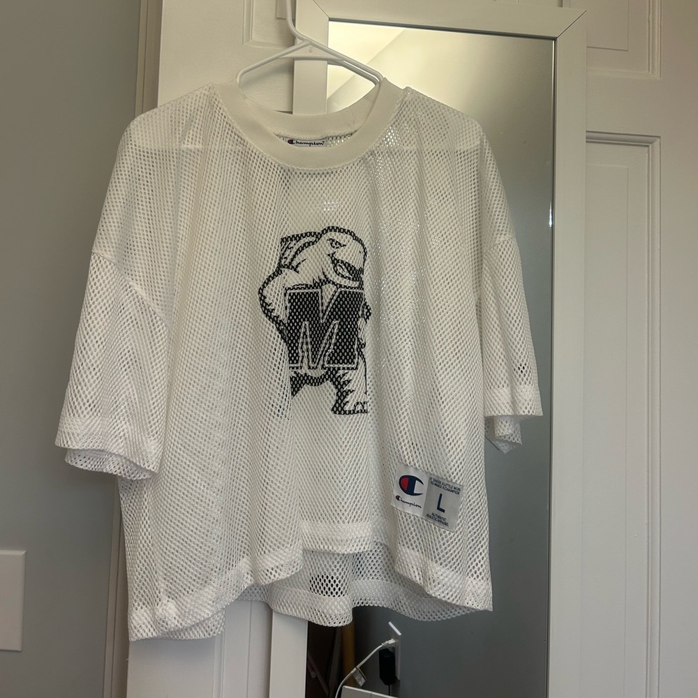 UMD White Mesh Jersey